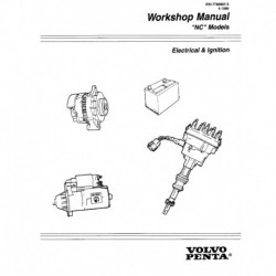 VOLVO PENTA Model NC 1996-Electrical & Ignition