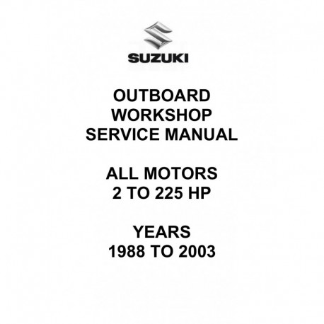 Suzuki DT 1988 2003 2 hp 225hp